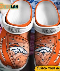 Custom Broncos Vintage Crocs Shoes