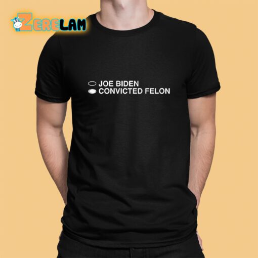 David J Harris Joe Biden Convicted Felon Shirt