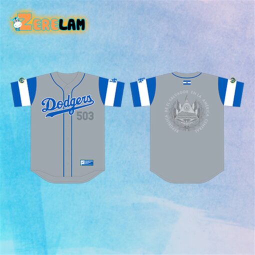 Dodgers Salvadoran Heritage Night Ticket Package Jersey 2024 Giveaway