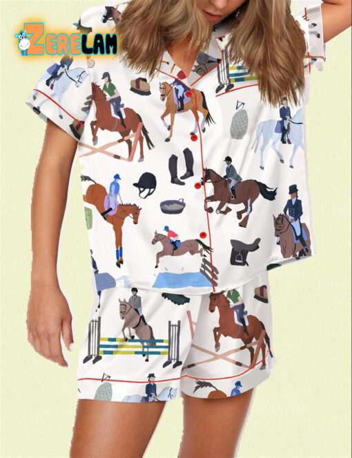 Dressage Horse Pajama Set