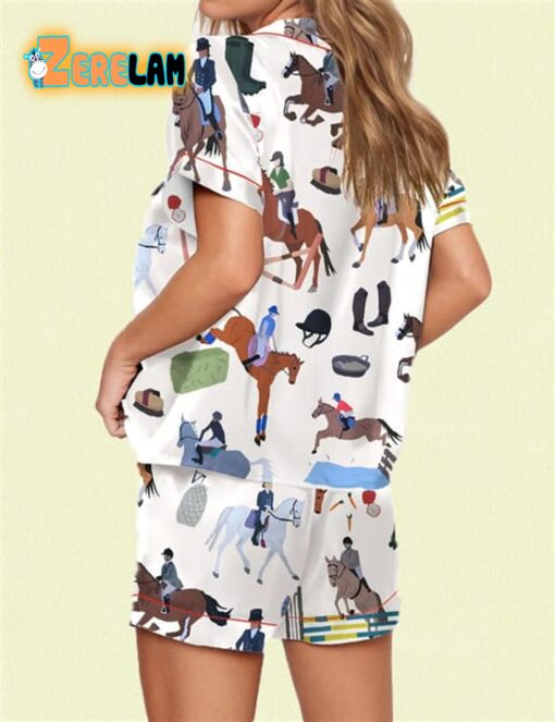 Dressage Horse Pajama Set