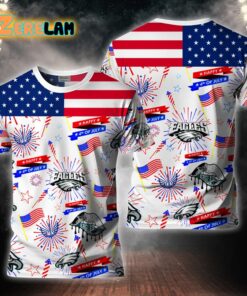 Eagles Happy 4th Of July Shirt 2024
