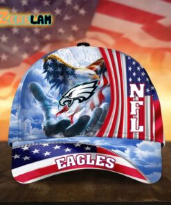 Eagles Premium American Flag Hat