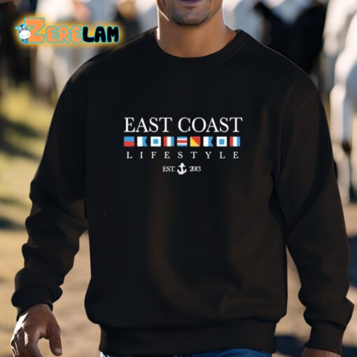 East Coast Lifestyle Boat Flag Shirt