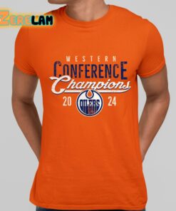Edmonton Oilers Fanatics 2024 Western Conference Champions Shirt 20
