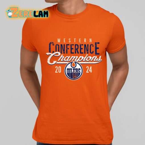 Edmonton Oilers Fanatics 2024 Western Conference Champions Shirt