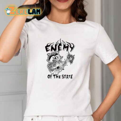 Enemy Of The State Raccoon Shirt