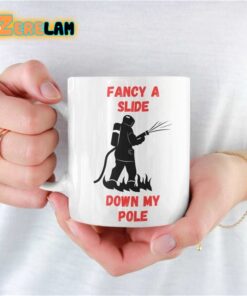 Fancy A slide Down My Pole Mug Father Day