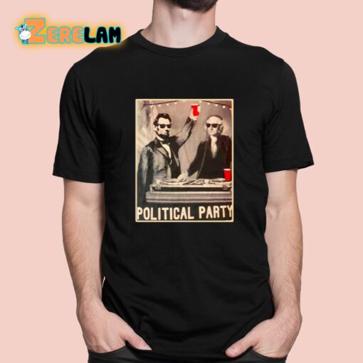 George Washington And Abraham Lincoln Political Party Shirt