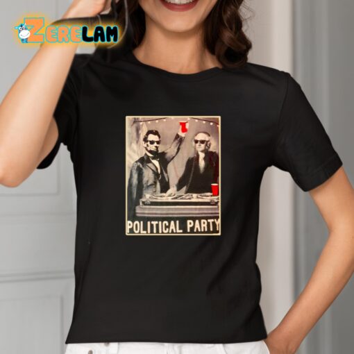 George Washington And Abraham Lincoln Political Party Shirt