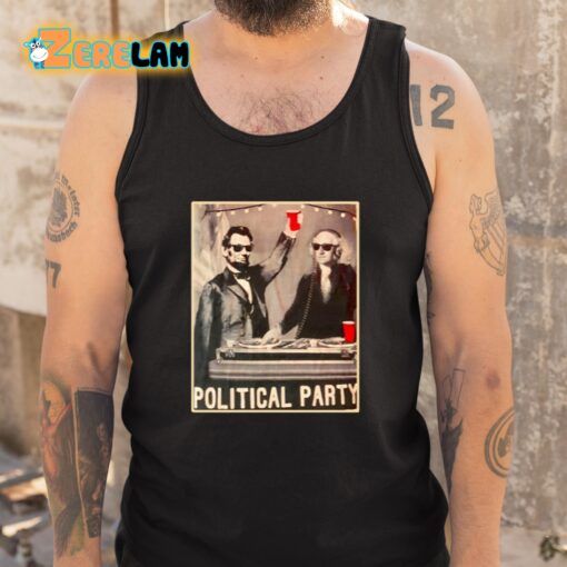 George Washington And Abraham Lincoln Political Party Shirt