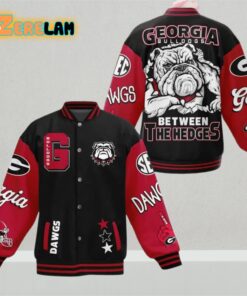 Georgia Bulldogs Between The Hedges Baseball Jacket