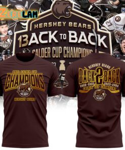 Hershey 2024 Calder Cup Champions Back 2 Back Shirt