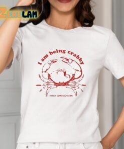 I Am Being Crabby Please Come Back Later Shirt 2 1