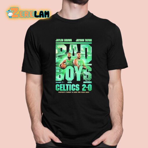 Jaylen Brown Jayson Tatum Bad Boys Celtics 2-0 Shirt