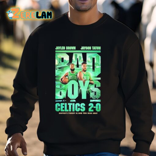 Jaylen Brown Jayson Tatum Bad Boys Celtics 2-0 Shirt