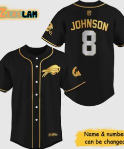 Johnson Bills 8 Baseball Jersey