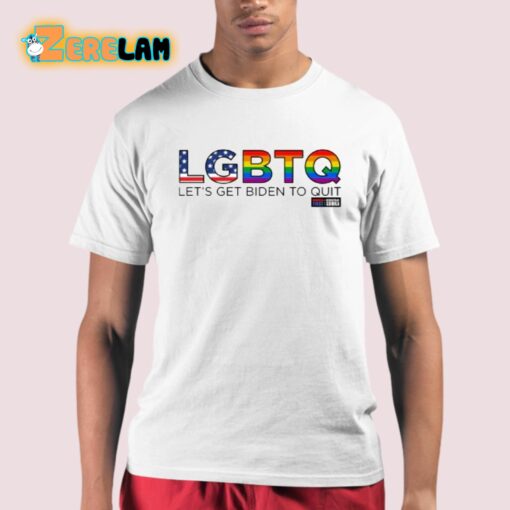 LGBTQ Let’s Get Biden to Quit Shirt