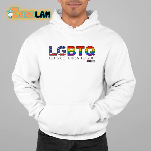 LGBTQ Let’s Get Biden to Quit Shirt