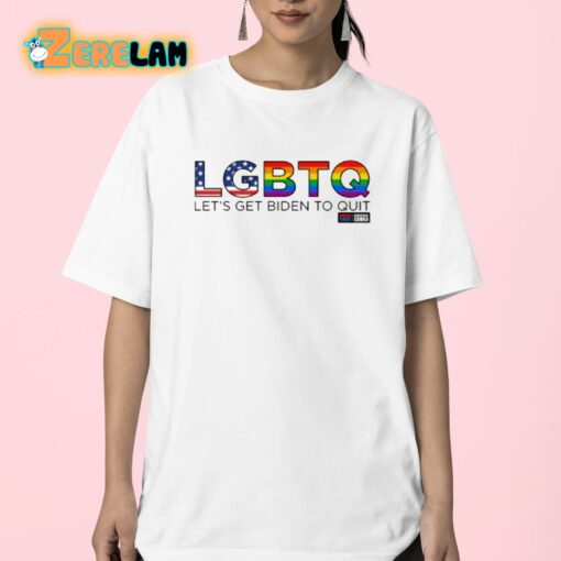 LGBTQ Let’s Get Biden to Quit Shirt