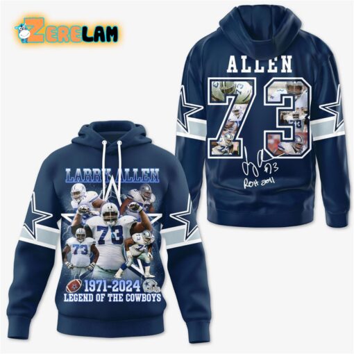 Larry Allen 1971-2024 Legend Of The Cowboys Hoodie