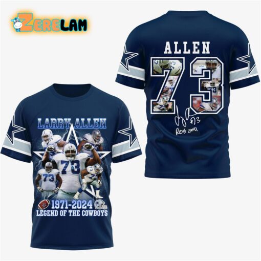 Larry Allen 1971-2024 Legend Of The Cowboys Hoodie