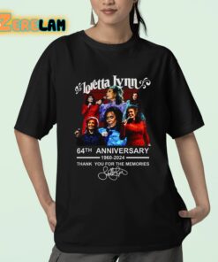 Loretta Lynn 64th Anniversary 1960 2024 Thank You For The Memories Shirt 23 1