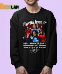 Loretta Lynn 64th Anniversary 1960 2024 Thank You For The Memories Shirt 24 1