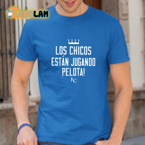 Maikel Garcia Los Chico Estan Jugan Pelota KC Shirt