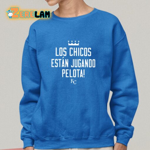 Maikel Garcia Los Chico Estan Jugan Pelota KC Shirt