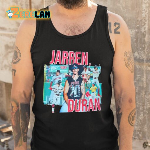 Mark Contreras Custom Jarren Duran Cutoff Shirt