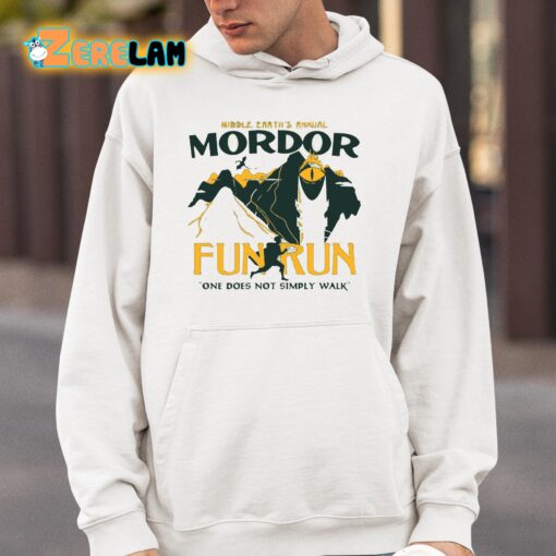 Middle Earth’s Annual Mordor Fun Run One Does Not Simply Walk Shirt