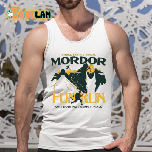 Middle Earth’s Annual Mordor Fun Run One Does Not Simply Walk Shirt