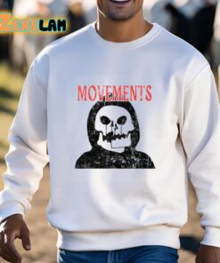 Movements Afraid To Die White Skull Shirt 3 1