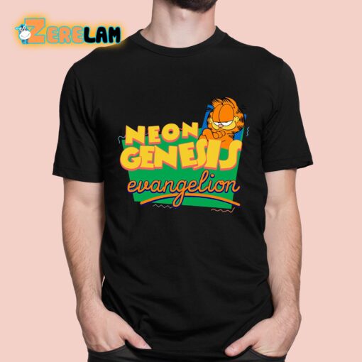 Neon Genesis Evangelion Garfield Shirt