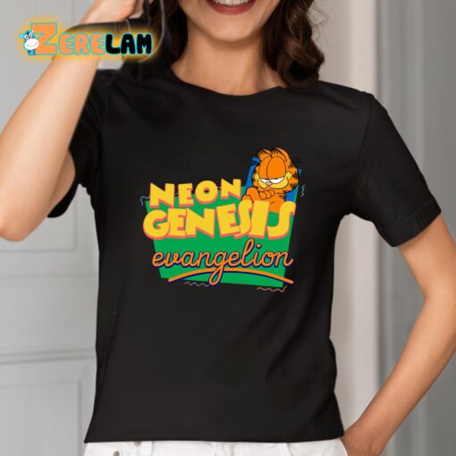 Neon Genesis Evangelion Garfield Shirt