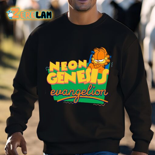 Neon Genesis Evangelion Garfield Shirt