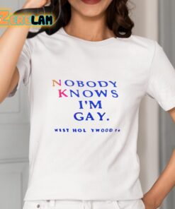 Nobody Knows Im Gay Shirt 2 1