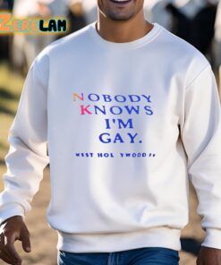 Nobody Knows Im Gay Shirt 3 1