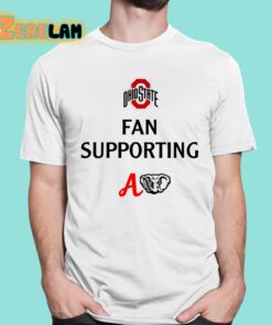 Ohio State Fan Supporting Alabama Shirt