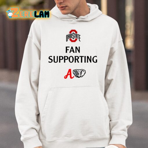 Ohio State Fan Supporting Alabama Shirt