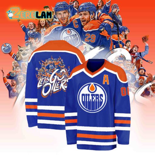 Oilers Let’s Go Oilers Jersey 2024