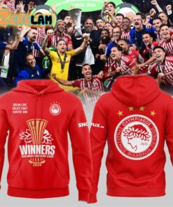 Olympiacos Dream Love Create Fight Survive Win Winners Europa Conference League 2024 Hoodie