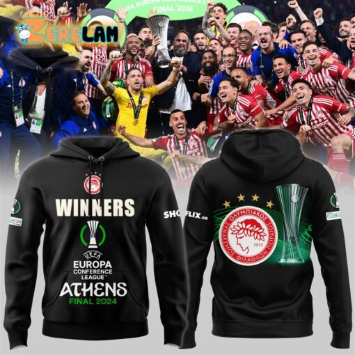 Olympiacos Winners Europa Conference League 2024 Hoodie