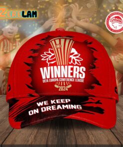 Olympiacos Winners Europa Conference League 2024 We Keep On Dreaming Hat