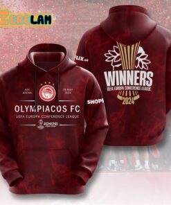 Olympiacos Europa Conference League Winners 2024 Shirt