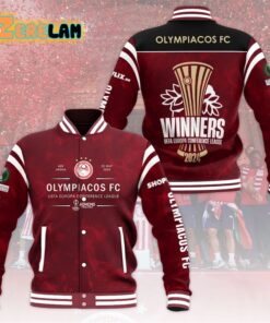Olympiacos Winners Europa Conference League 2024 Baseball Jacket