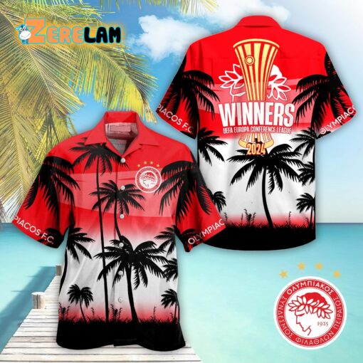 Olympiacos Winners Europa Conference League 2024 Hawaiian Shirt