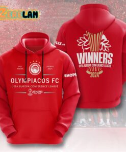 Olympiacos 2024 Winners Europa Conference League Hoodie