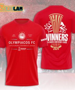 Olympiacos 2024 Winners Europa Conference League Hoodie 2